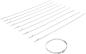 Preview: BGS Achsmanschetten-Schellen-Satz Edelstahl rostfrei 7 mm 50 - 120 mm 10-tlg. 70328